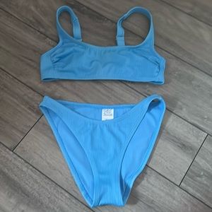 Blue bikini set